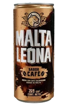 Malta Leona presentación Café Lata
